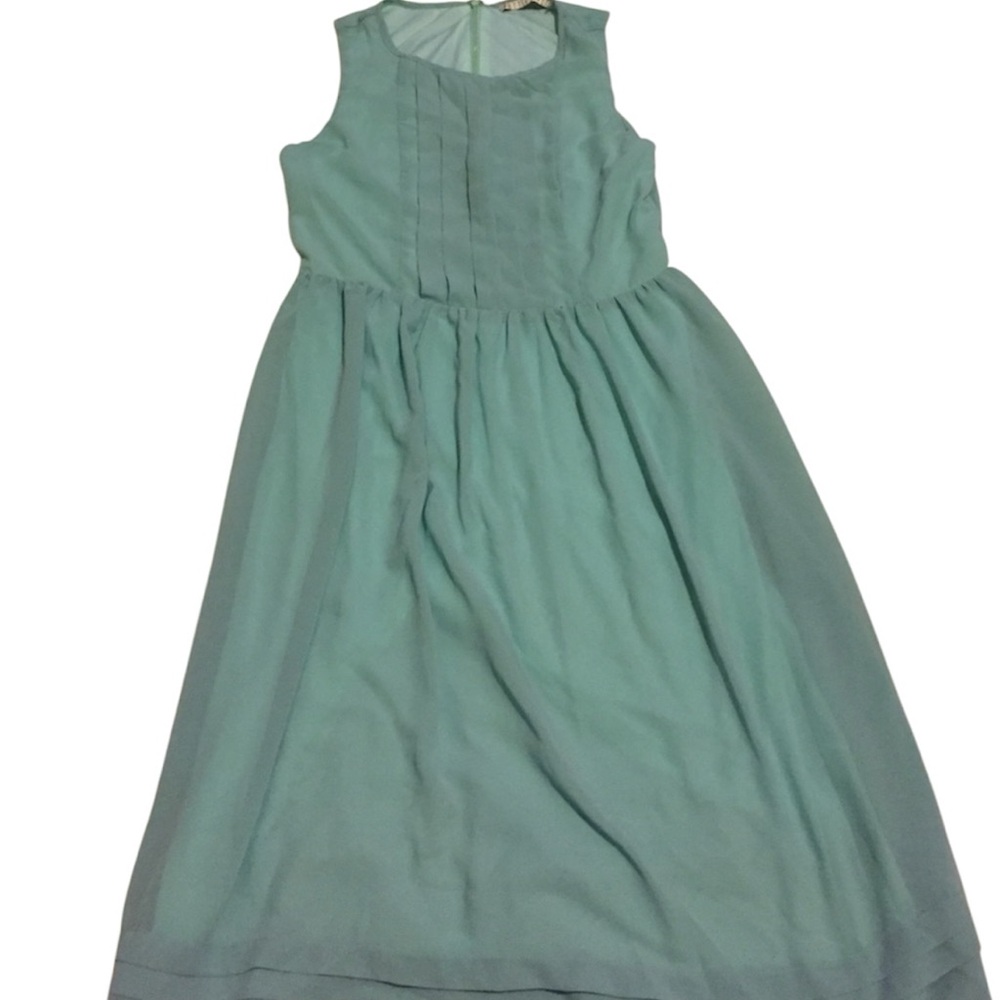 Elegant Potters Pot women’s Sleeveless mint Green Dress size M